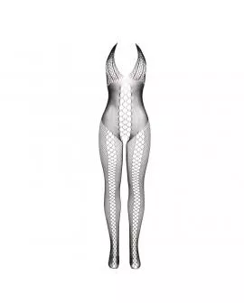 SUBBLIME - 951832 BODYSTOCKING MIT OFFENEM RÜCKEN UND KREUZDETAILS SCHWARZ EINE GRÖSSE