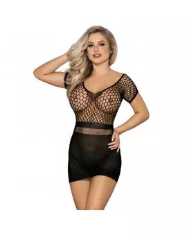 SUBBLIME - 951917 KURZES SCHWARZES HKELKLEID MIT GRILL EINE GRÖSSE