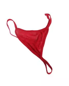 SUBBLIME - 952181 NETZ-BODYSTOCKING MIT HANDSCHUHEN UND DIAMANTEN ROT EINE GRÖSSE