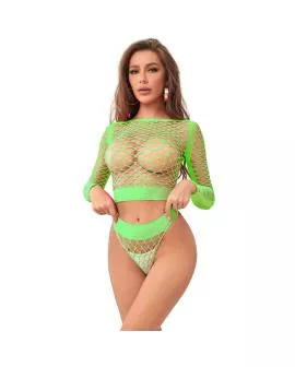 Subblime 2-teiliger Langarm-Satz Grün - One Size