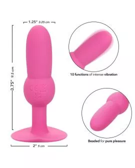 Calexotics First Time Anal Plug - Perlen 10 Vibrationen Rosa