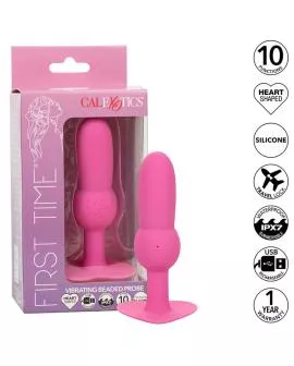 Calexotics First Time Anal Plug - Perlen 10 Vibrationen Rosa