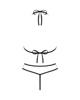 LIVCO CORSETTI FASHION - JIMENA LC 20216 BH + STRING SCHWARZ EINE GRÖSSE