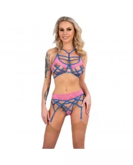 LIVCO CORSETTI FASHION - SOLEDAD LC 20217 BH + HÖSCHEN + STRUMPFGÜRTEL 