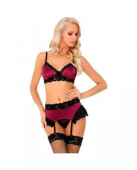 LIVCO CORSETTI FASHION - NAHIR LC 20214 BH + HÖSCHEN + STRUMPFGÜRTEL 
