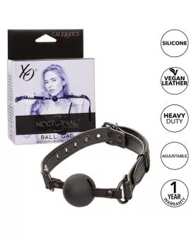 Calexotics Nocturnal Ball Gag - Silikon Schwarz