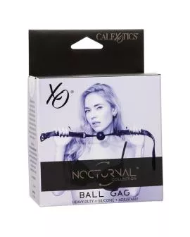 Calexotics Nocturnal Ball Gag - Silikon Schwarz