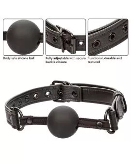 Calexotics Nocturnal Ball Gag - Silikon Schwarz