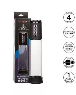 Calexotics Peak Saugpumpe - 4 Geschwindigkeiten Schwarz