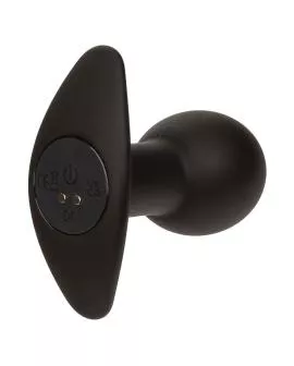 Calexotics Rock Bottom Analplug - 10 Vibrationen Silikon Schwarz