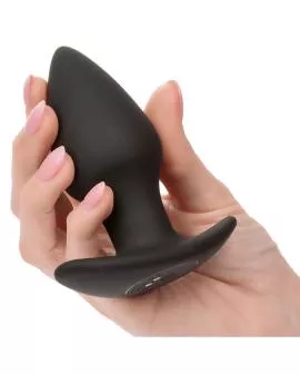 Calexotics Rock Bottom Perfect Anal Plug - 10 Vibrationen Silikon Schwarz
