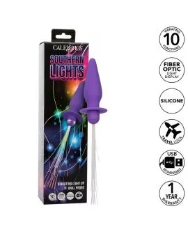 Calexotics Southern Lights - Leuchtender Analstecker Lila