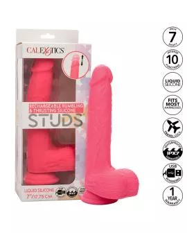 Calexotics Studs Realistischer Vibrator - 10 Vibrationen Rosa