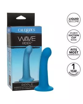 Calexotics - Wave Rider Ripple Analstecker Blau