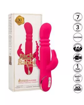 Calexotics Jack Fantasy - Beheizter Rabbit Vibrator Rosa