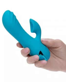 CALEXOTICS - SUNSET BEACH SEDUCER VIBRATOR & STIMULATOR 10 FUNKTIONEN BLAU