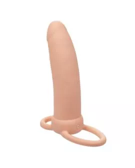 Calexotics Maxx Thick Dual Penetrator - 10 Vibrationen Fleisch