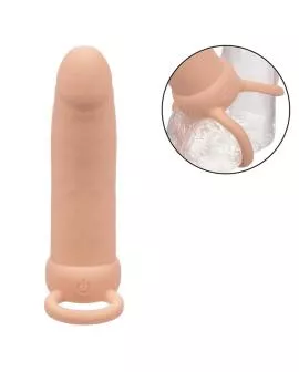 Calexotics Maxx Thick Dual Penetrator - 10 Vibrationen Fleisch