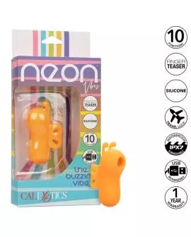 CALEXOTICS - NEON VIBES DER BUZZING VIBE FINGERSTIMULATOR 10 VIBRATIONEN ORANGE
