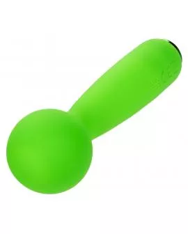 CALEXOTICS - NEON VIBES THE BUBBLY VIBE MINI-MASSAGER 10 VIBRATIONEN GRÜN