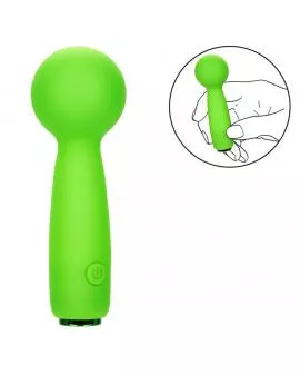 CALEXOTICS - NEON VIBES THE BUBBLY VIBE MINI-MASSAGER 10 VIBRATIONEN GRÜN