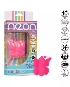 Calexotics Neon Vibes Flutter Vibe - 10 Vibrationen Rosa
