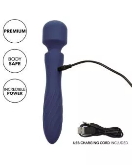 CALEXOTICS - CHARISMA MYSTIQUE MASSAGER DOPPELMOTOR 12 FUNKTIONEN 20,5 CM X 4,5 CM LILA