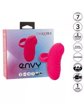 CALEXOTICS - ENVY HANDMASSAGER MIT ROLLBALL, 7 VIBRATIONEN, ROSA