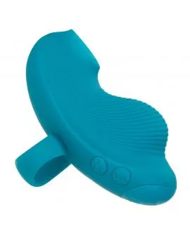 CALEXOTICS - ENVY HANDROLLING-BALL-MASSAGER 7 VIBRATIONEN BLAU