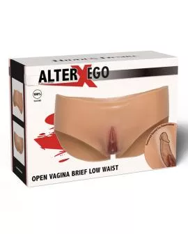 Hidden Desire Alter Ego Offener Vagina-Slip - Niedrige Taille