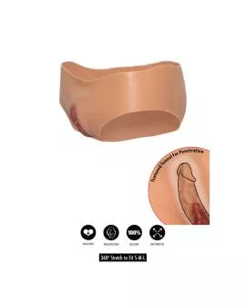 Hidden Desire Alter Ego Offener Vagina-Slip - Niedrige Taille