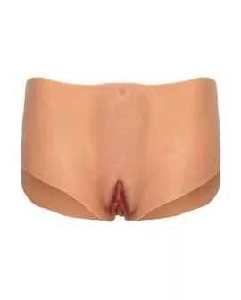 Hidden Desire Alter Ego Offener Vagina-Arsch-Slip - Hautfarbe