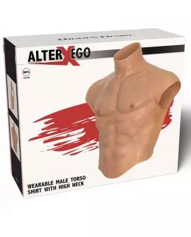 Hidden Desire - Alter Ego Silikon-Torso-Shirt Männer Abs