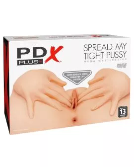 PDX Plus Spread My Tight Pussy Mega Masturbator - Fleisch