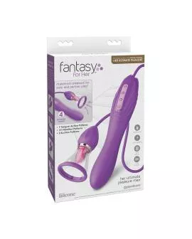 FANTASY FOR HER - ULTIMATE PLEASURE MAX SAUGSCHLAUCH MIT STIMULIERENDER ZUNGE LILA