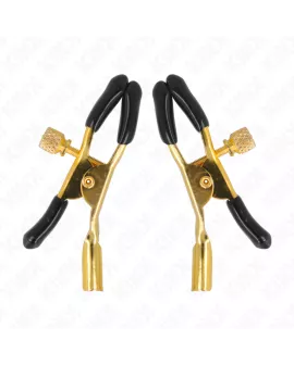 KINK - GOLDENE NIPPELKLEMMEN 6 CM