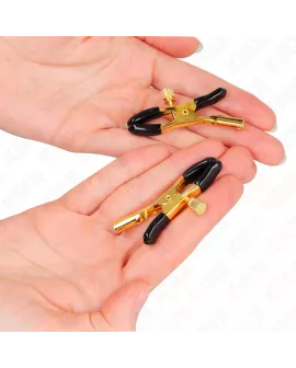 KINK - GOLDENE NIPPELKLEMMEN 6 CM