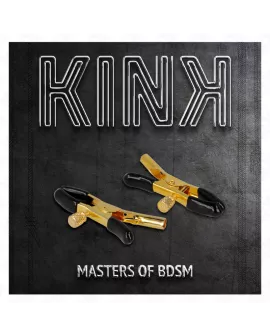 KINK - GOLDENE NIPPELKLEMMEN 6 CM