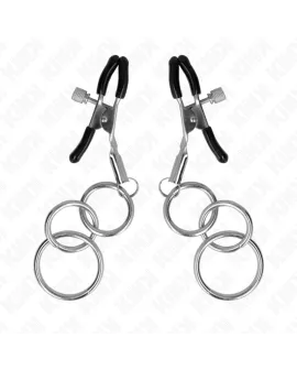 KINK - 3 O-Ring Nippelklemme 6 cm Erotik