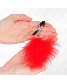 KINK Federnippelklemmen - Rot 7 cm Erotik