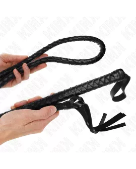 KINK - Lange Schwarze Schlangenpeitsche 210 cm