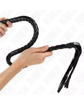 KINK Schlangenpeitsche mit schwarzem Handring - 65 cm