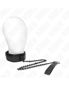 KINK Neopren-Bondage-Halsband - Modell 2 mit 78cm Gürtel