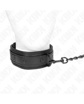 KINK Neopren-Bondage-Halsband - Modell 2 mit 78cm Gürtel