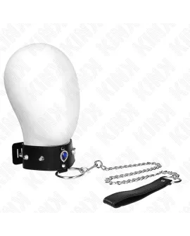 KINK - Halskette mit blauen Diamanten verstellbar 36-43 cm