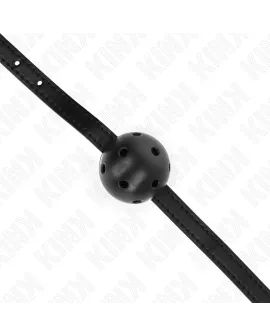 KINK - Simplicity Schwarzer Atmungsaktiver Ballgag 4,5 cm