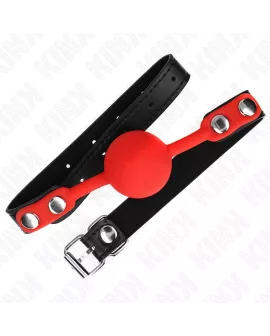 KINK - ROTER SILIKONBALL 4 CM KNEBEL 60 x 2 CM