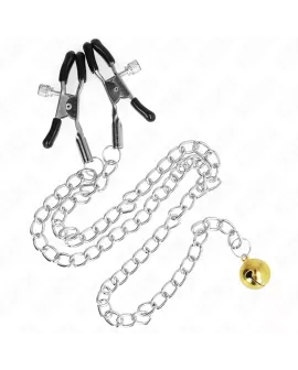 KINK - Ketten-Nippelklammen mit Glocke 30 cm