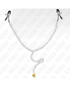 KINK - Ketten-Nippelklammen mit Glocke 30 cm