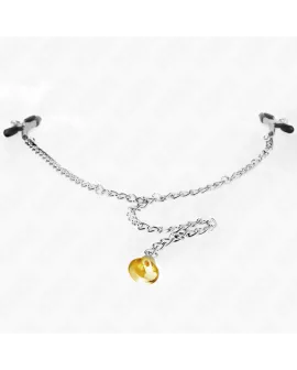 KINK - Kette Nippelklemme mit Hornanhänger 30 cm